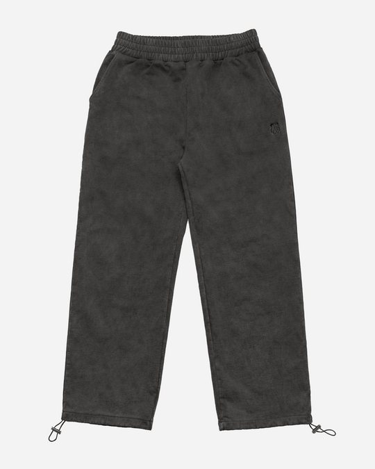 Double Layered Washed Black Sweatpants